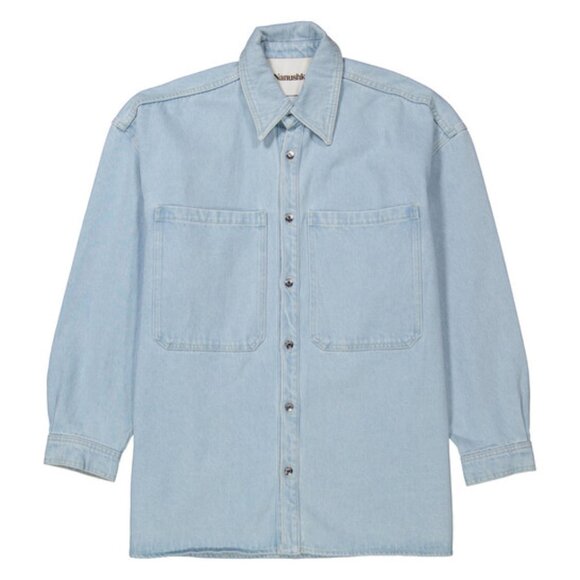 Nanushka  Beaux Denim Jacket/Shirt/Overshirt, Size Small - Picture 1 of 10